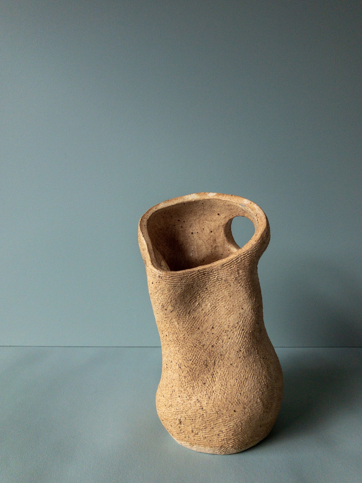 Yellow Tall Vase/Sculpture, Medium