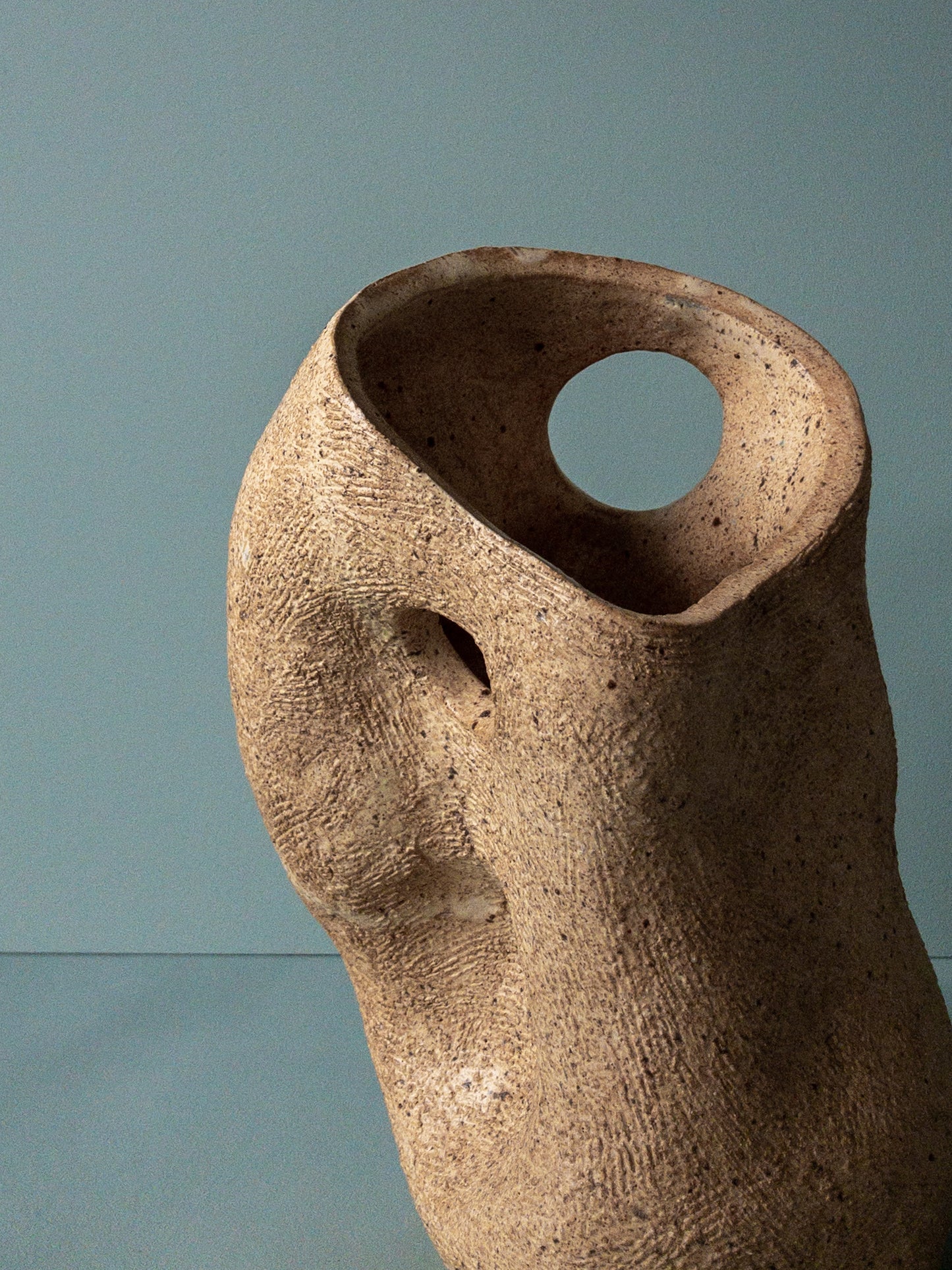 Yellow Tall Vase/Sculpture, Medium
