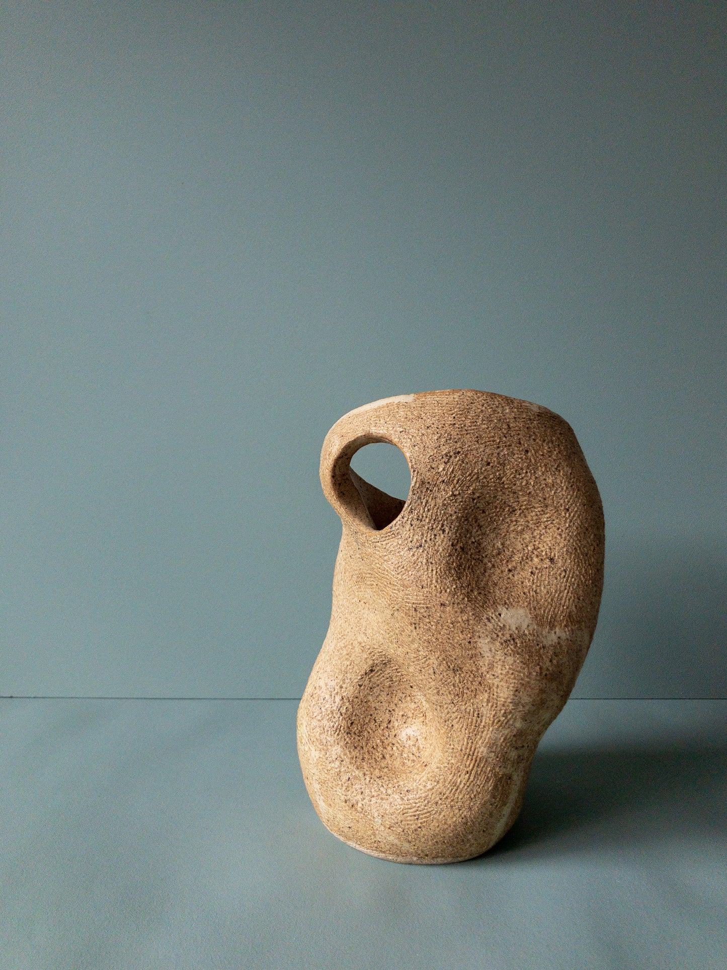 Yellow Tall Vase/Sculpture, Medium