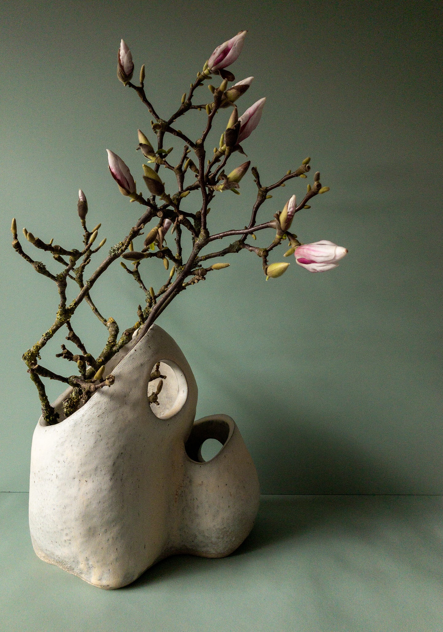 Matte White Vase/Sculpture, Large