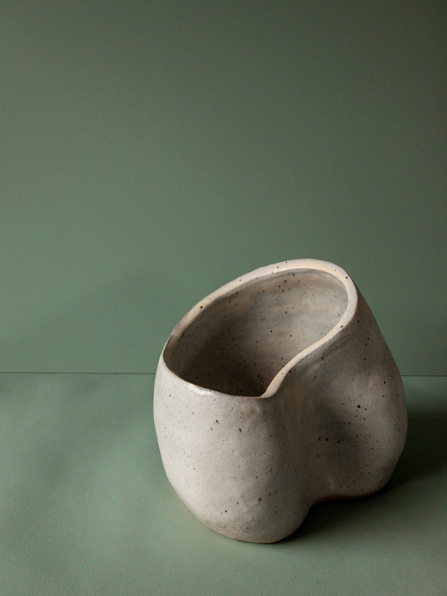 Matte White Vase/Sculpture, Medium