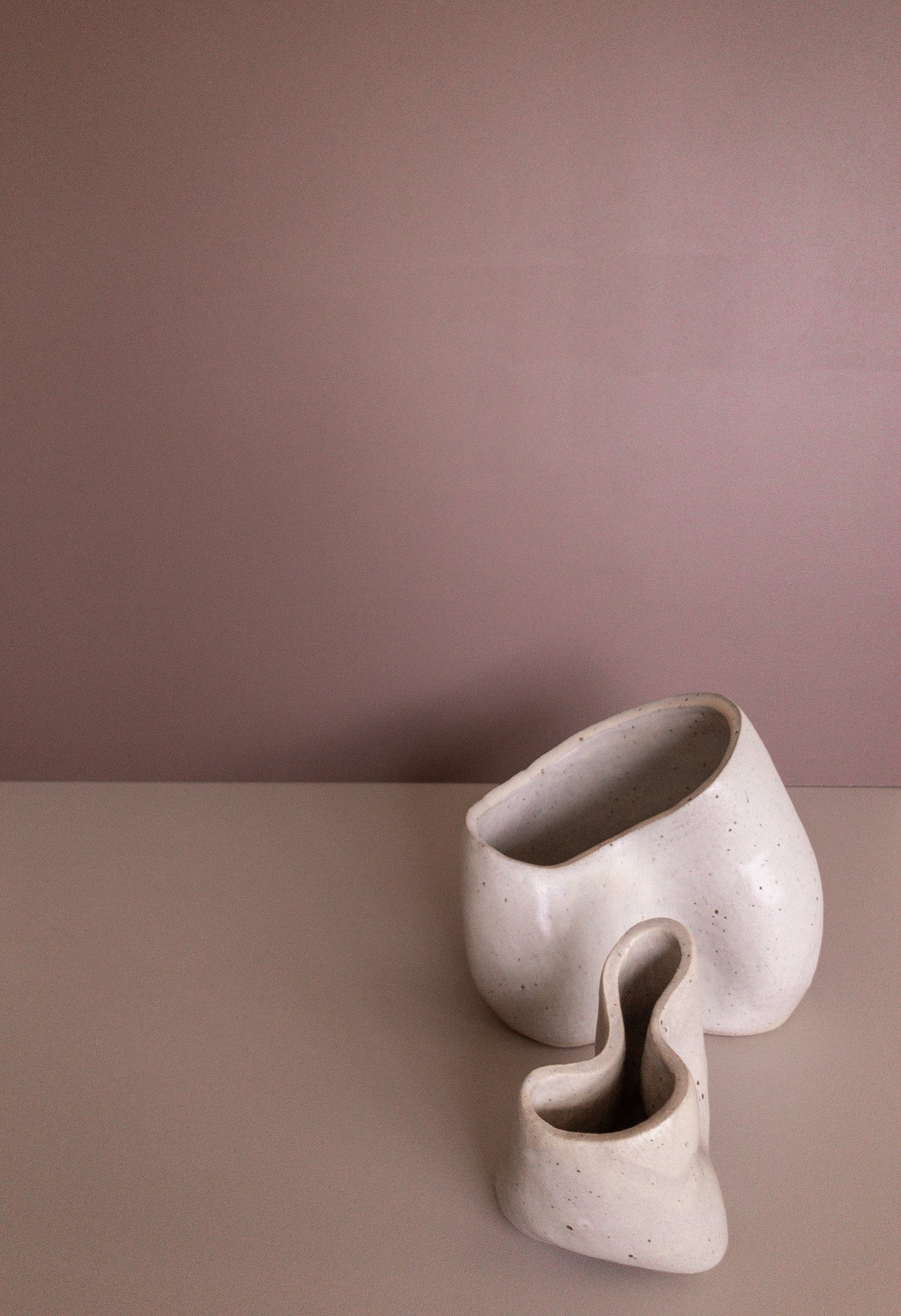 Matte White Vase, Small