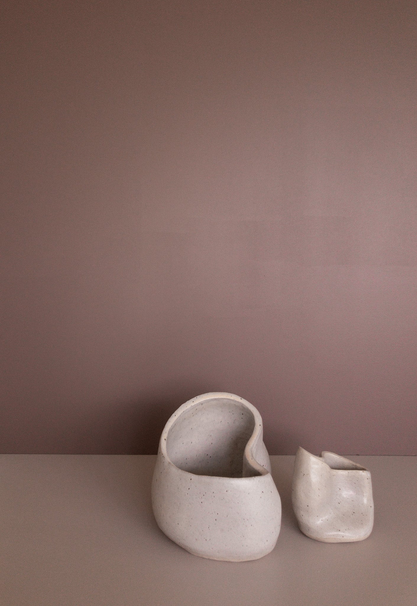 Matte White Vase, Small