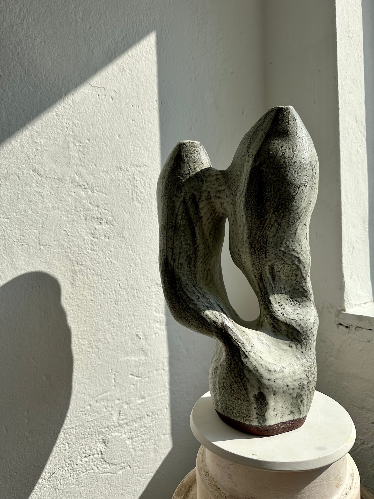 Matte White Tall Sculpture, Large