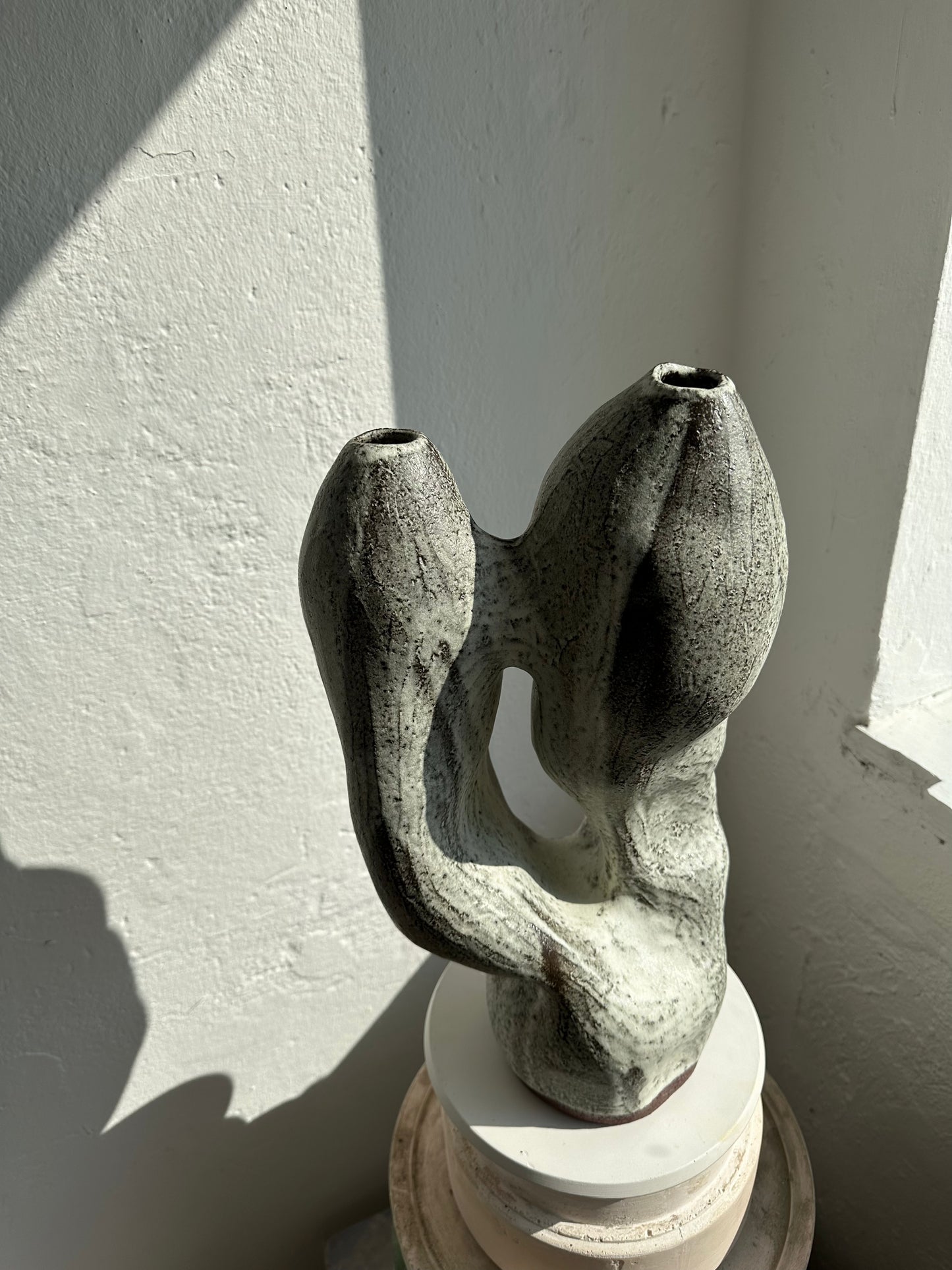 Matte White Tall Sculpture, Large