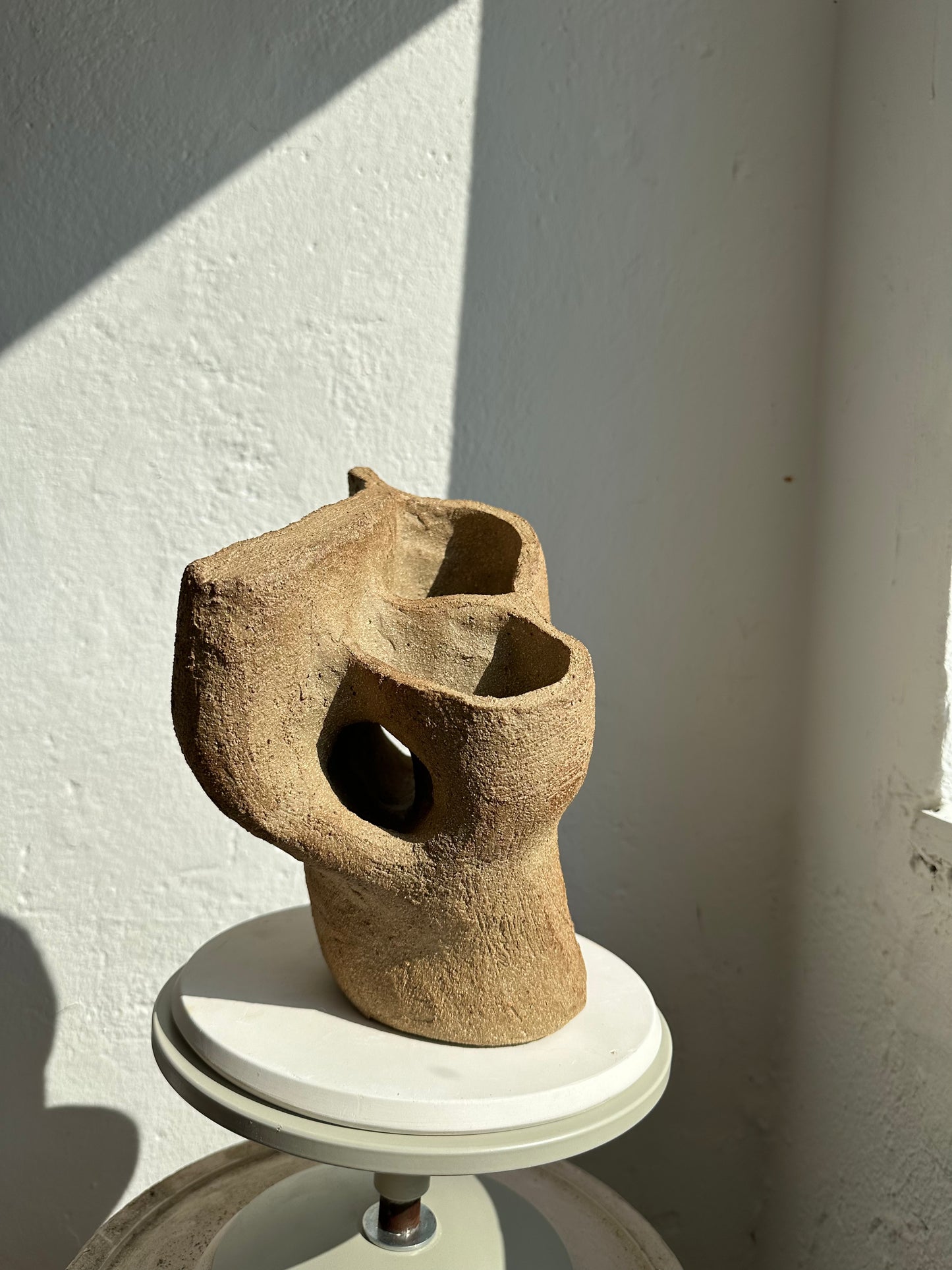 Matte Beige Sculpture, Medium