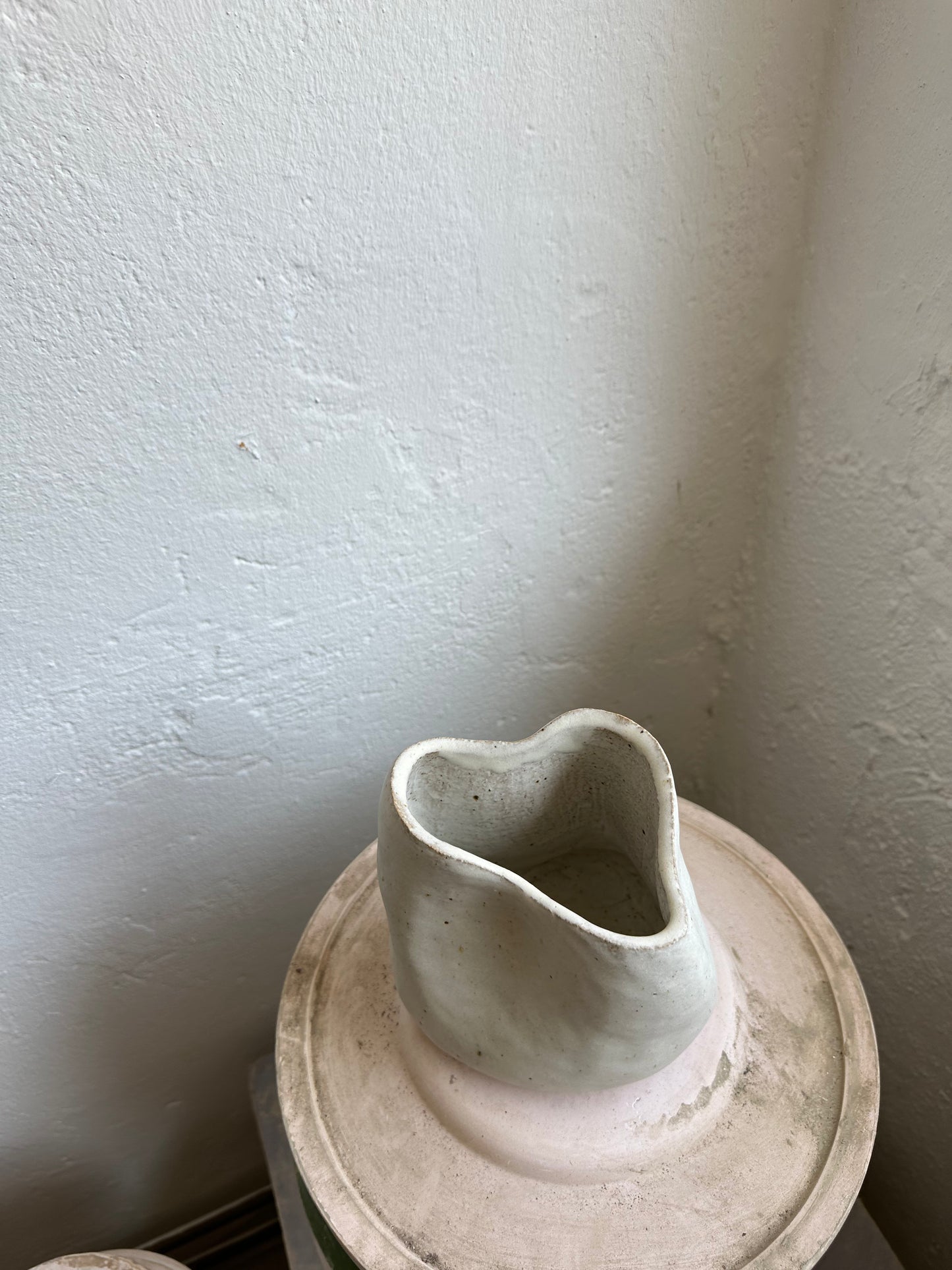 Matte White Vase, Medium